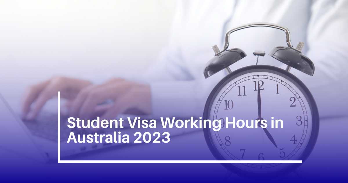phd student visa working hours australia